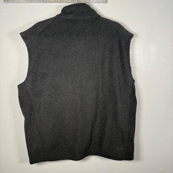 Columbia Fleece Vest Mens X-Large Gray Full Zip Sleeveless Layer Outdoor Pockets - Picture 2 of 12